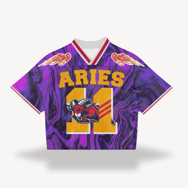 Cascade | Stylish Men's V-Neck Sports Jersey With Mesh Panels