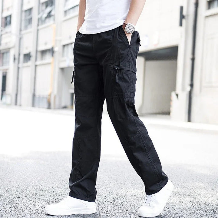 Freya | Stylish Organic Cotton Cargo Pants With Elastic Waist