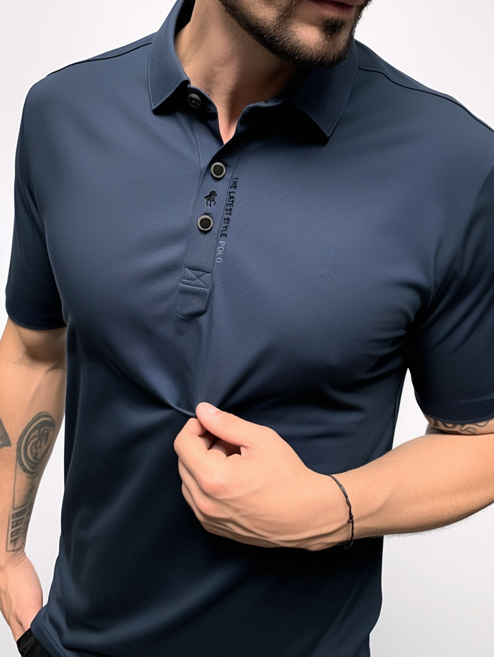 Prescott | Sleek Wrinkle-Free Polo Shirt Men - Smart Casual