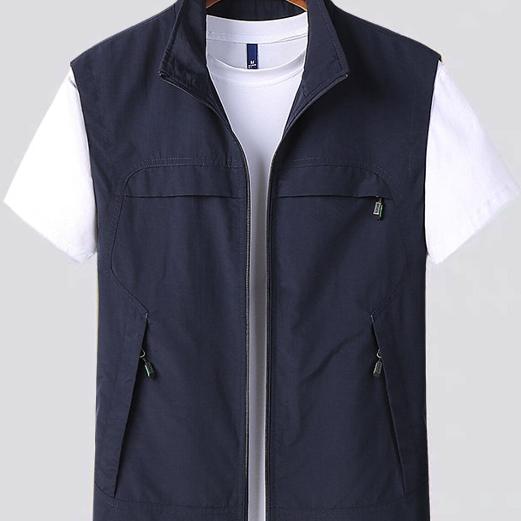 Austin | Sleek Quick Dry Zip Up Vest With Multiple Pockets
