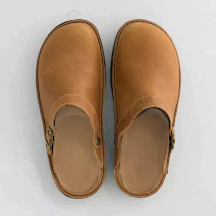 Elyse | Therapeutic Comfort Closed-Toe Slip-On Mules